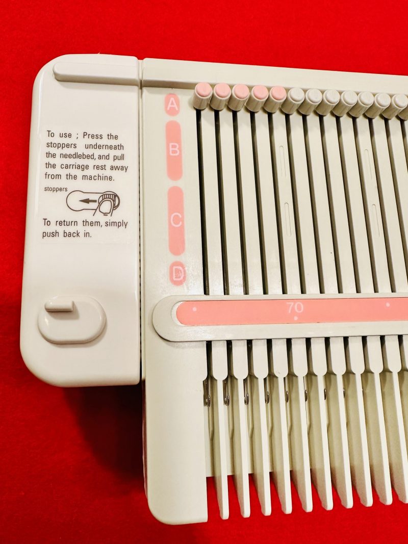 Strickmaschine Silverreed LK150 Bild4 Strickmaschine Silverreed LK150 Detail