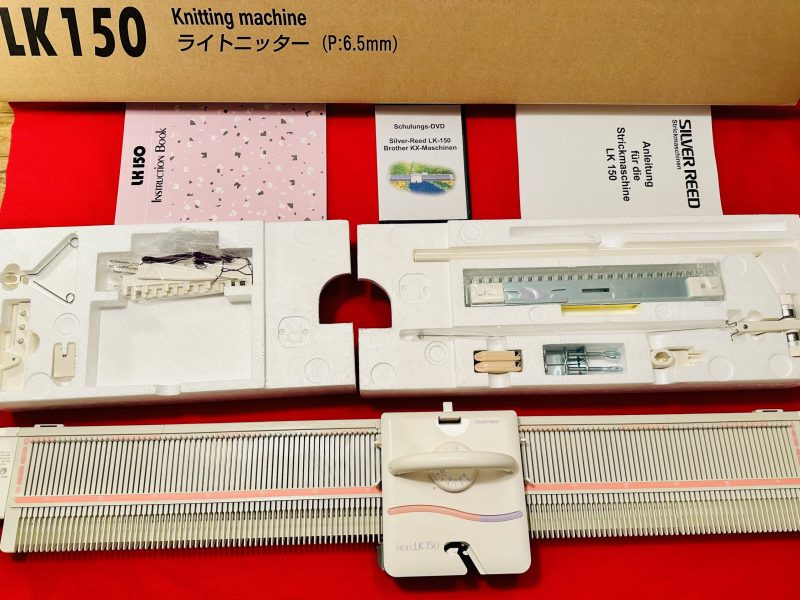 Strickmaschine Silverreed LK150 Bild8 Strickmaschine Silverreed LK150 komplett mit DVD und Anleitungen