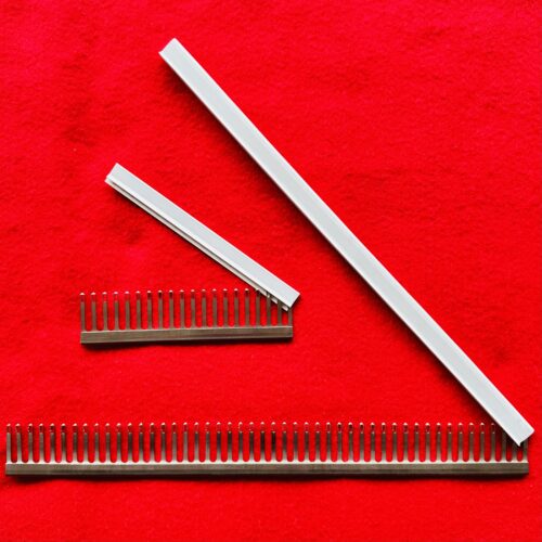 Deckerkamm-Set 7,0 mm – 20 + 48 Maschen mit Kappen