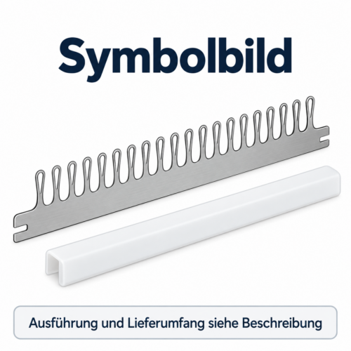Deckerkamm-Set 6,5 mm – 12 + 20 + 30 + 48 Maschen mit Kappen