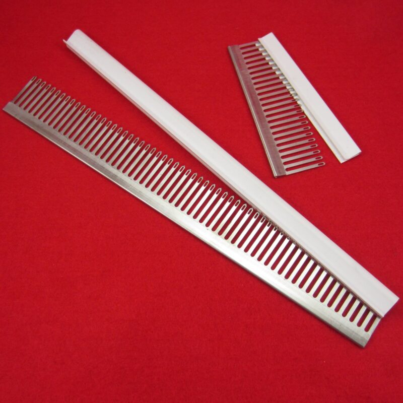 Deckerkamm-Set 4,5 mm – 24 + 60 Maschen mit Kappen