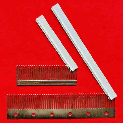 Deckerkamm-Set 3,6 mm – 28 + 50 Maschen mit Kappen